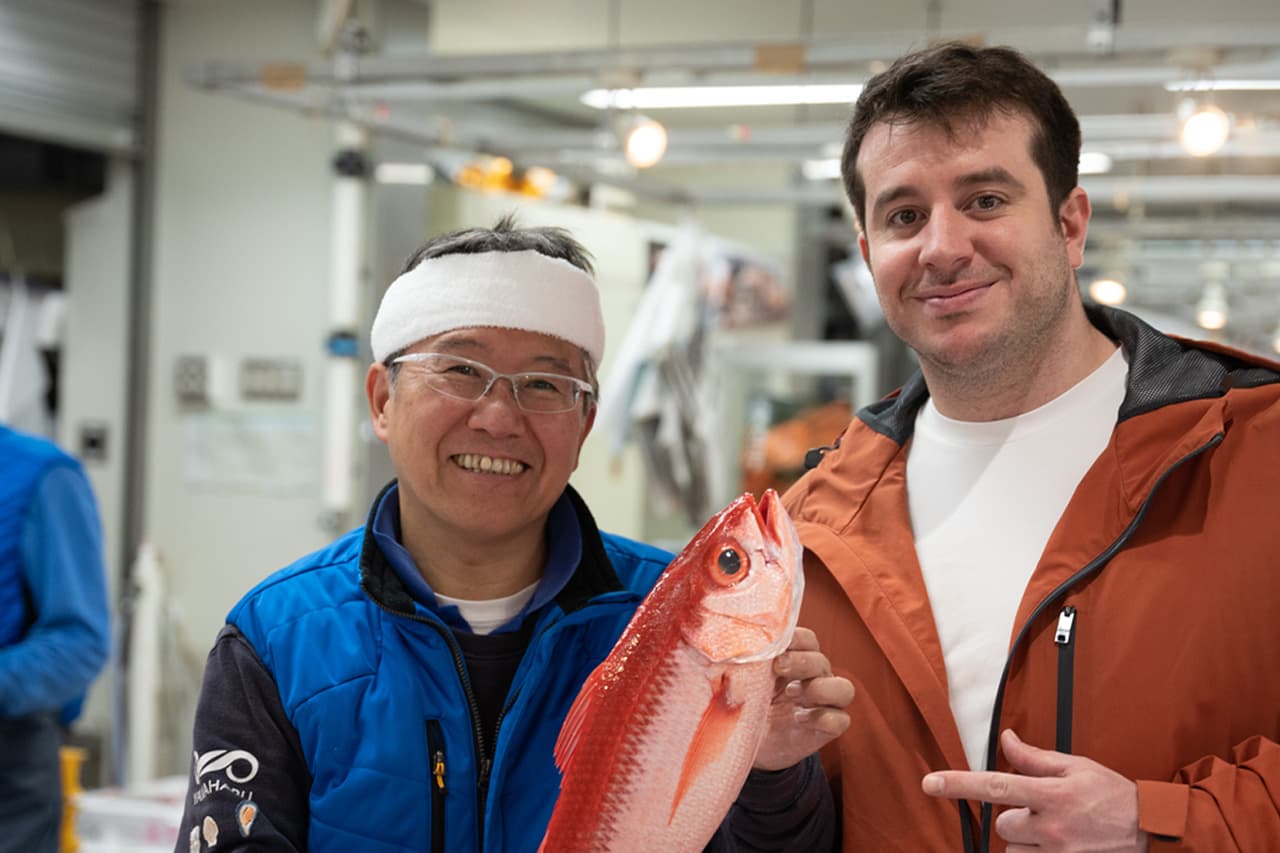 Tsukiji Market with Chef